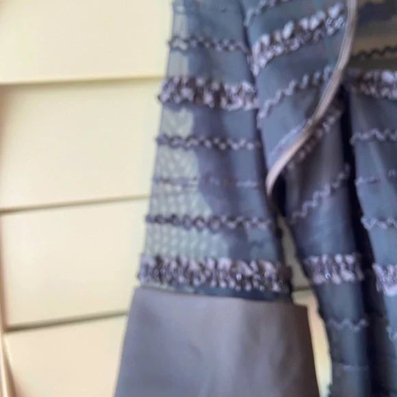 JS Collections gray cocktail dress. Size 8. - Picture 4 of 8